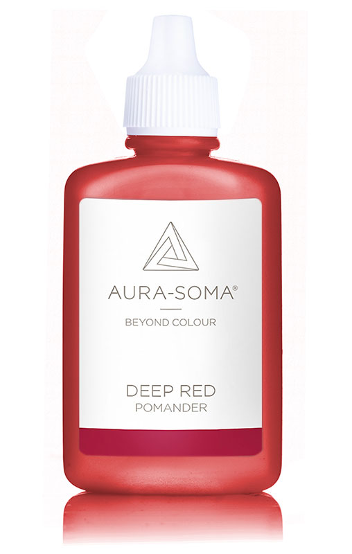 deep red aura